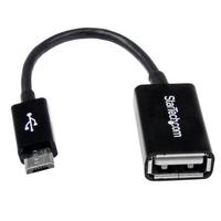 StarTech 10cm micro-B-USB変換OTGホストケーブル UUSBOTG (UUSBOTG)画像