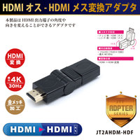 日本トラストテクノロジー JTMIHDM-HDF miniHDMIオス-HDMIメス変換アダプタ (JTMIHDM-HDF)画像