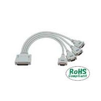 CONTEC PCE44/9P4S D-sub44pin→9pin×4分配シールドケーブル (PCE44/9P4S)画像