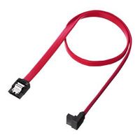 サンワサプライ 上L型シリアルATA3ケーブル 0.5m TK-SATA3-05UL (TK-SATA3-05UL)画像
