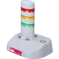 アイエスエイ 警子ちゃん4GX (3層LED灯・色付レンズ・ライトグレー・有線LAN対応モデル) (DN-1500GX-N3LCW)画像