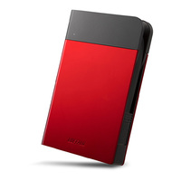 BUFFALO HD-PZN2.0U3-R ICカード対応 耐衝撃 ポータブルHDD 2TB レッド (HD-PZN2.0U3-R)画像