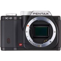 PENTAX デジタル一眼カメラ K-01 ボディ ブラック/ブラック (K-01BODY BK/BK)画像
