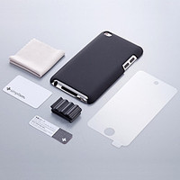 Simplism Thinpoly Cover Set for iPod touch (4th) Solid Black TR-TCSTC4-BK (TR-TCSTC4-BK)画像