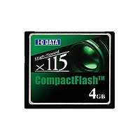 I.O DATA CF115-4G コンパクトフラッシュ CD115倍速相当 4GB (CF115-4G)画像