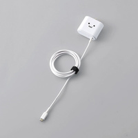 ELECOM AC充電器/Type-Cケーブル一体型/2.4A出力/1.5m MPA-ACC01WF (MPA-ACC01WF)画像