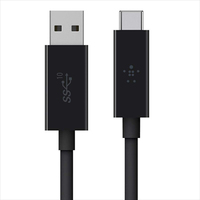 BELKIN USB-Cケーブル USB 3.1 Type-C to A ブラック F2CU029BT1M-BLK (F2CU029BT1M-BLK)画像