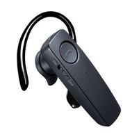 サンワサプライ 防水Bluetooth片耳ヘッドセット MM-BTMH41WBK (MM-BTMH41WBK)画像