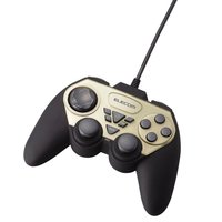ELECOM JC-U2312FGD 12ボタンゲームパッド(ゴールド) (JC-U2312FGD)画像