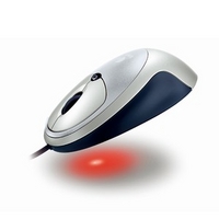 LOGICOOL Cordless Click! Plus Optical Mouse シルバー (CLK-31SV)画像