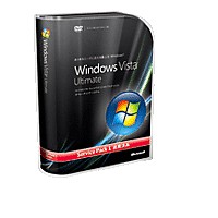 Microsoft Windows Vista Ultimate SP1 32-bit Japanese 1pk DSP OEI DVD (66R-02097)画像