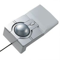 サンワサプライ オプトトラックボールPRO シルバー MA-TB38S (MA-TB38S)画像