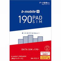 日本通信 b-mobile S 190 PadSIM申込パッケージ (BM-PS2-P)画像