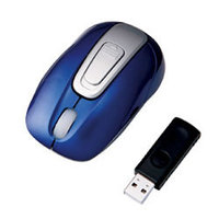 サンワサプライ USB充電式ワイヤレスマウス(ブルー) MA-WH67BL (MA-WH67BL)画像