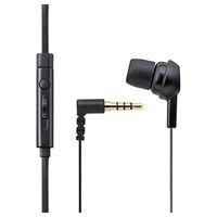 ELECOM モノラルヘッドホン(マイク付)/カナル/C3520/ブラック (EHP-MC3520BK)画像