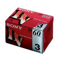 SONY 3DVM60R3 60分MiniDVカセット3本パック (3DVM60R3)画像