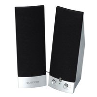 ELECOM USB電源スピーカ(シルバー) MS-105USV (MS-105USV)画像