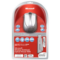 Microsoft Wireless Notebook Optical Mouse 4000 Pearl White (B2P-00016)画像