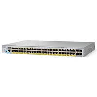 CISCO Catalyst 2960L 48 port GigE 4 x 1G SFP LAN Lite (別途保守必須) (WS-C2960L-48TS-JP)画像