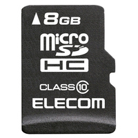 ELECOM データ復旧サービス付き microSDHCメモリカード/Class10/8GB (MF-MRSDH08GC10R)画像