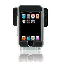 GREENHOUSE iPod touch用ケース一体型スピーカー GH-SPA-214CT (GH-SPA-214CT)画像