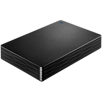I.O DATA USB 3.1 Gen 1/2.0 ポータブルHDD「カクうす Lite」ブラック 4TB (HDPH-UT4DKR)画像