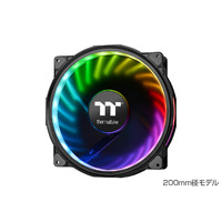 THERMALTAKE Riing Plus 20 RGB Radiator Fan TT Premium Edition Single pack -No Controller- (CL-F070-PL20SW-A)画像
