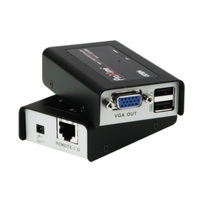 USB VGA カテゴリ5e ミニKVMエクステンダー（1280×1024@100m）画像