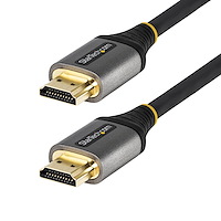 StarTech 8K対応HDMI 2.1ケーブル/1m/48Gbps対応ウルトラハイスピードHDMIケーブル/8K60Hz & 4K120Hz/HDR10 + eARC対応/HDMI認証ケーブル/柔軟なTPE被覆材 (HDMM21V1M)画像