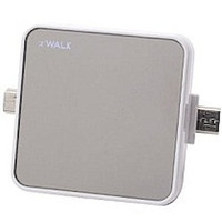プロテック Xwalk スマートフォン充電バッテリー ホワイト PXB1000-SBK (PXB-1000SWH)画像