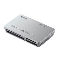 ELECOM 20in1高速版メモリリーダライタ シルバー MR-A20HSV (MR-A20HSV)画像