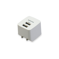 多摩電子工業 USB コンセントチャージャー 2.1A 2ポート WH TA53UW (TA53UW)画像