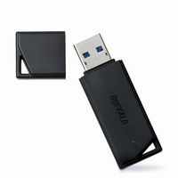 BUFFALO RUF3-K128GB-BK USB3.1(Gen1) USBメモリー バリュー 128GB ブラック (RUF3-K128GB-BK)画像