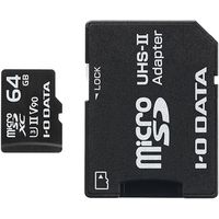 I.O DATA UHS-II UHS スピードクラス3対応 microSDメモリーカード 64GB (MSDU23-64G)画像