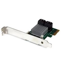 StarTech SATA 3.0 RAIDコントローラ 4ポート増設 PCI Express 2.0インターフェースカード 4x シリアルATA III 6Gbps 拡張用PCIe x2 接続ボード HyperDuo機能付き (PEXSAT34RH)画像
