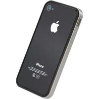 パワーサポート フラットバンパーセット for iPhone4S/4(シルバー) (PHC-65)画像