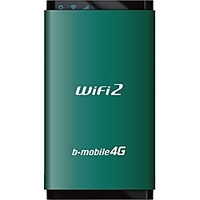 bモバイル4G WiFi2 100日パッケージ アイリッシュグリーン