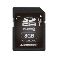 GREENHOUSE SDHCメモリーカード UHS-I U3 クラス10 8GB GH-SDHCUC8G (GH-SDHCUC8G)画像