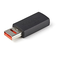 StarTech USB充電特化アダプタ/USB-A[メス]-USB-A[オス]/充電のみ対応/USBデータ通信機能カット対応データブロッカーアダプタ (USBSCHAAMF)画像