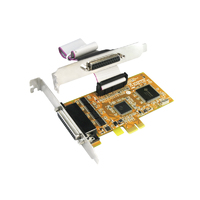 SUNIX 4 ports high speed Serial & 1 port Parallel PCIe card (MIO5499H)画像