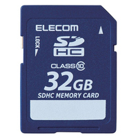 ELECOM データ復旧サービス付き SDHCメモリカード/Class10/32GB (MF-FSDH32GC10R)画像