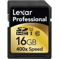 レキサー・メディア プロフェッショナル 400倍速シリーズ SDHC UHS-1カード 16GB Class10 (LSD16GCTBJP400)画像