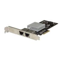 2ポート10GBase-T増設PCIeイーサネットLANカード NBASE-T対応 5スピード:10G/5G/2.5G/1G/100Mbps対応NICカード画像