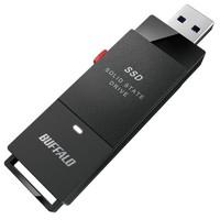 BUFFALO SSD-SCT1.0U3-BA PC対応 USB3.2(Gen2) TV録画 スティック型TypeC付属 (SSD-SCT1.0U3-BA)画像