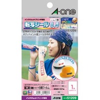 エーワン 51209 転写シール 白 はがき (51209)画像