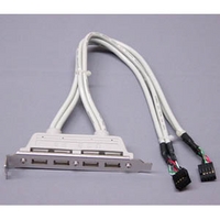ainex I/Oパネル USB2.0Ｘ4 (USB-005)画像