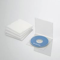 ELECOM CD/DVDスリムPPケース/1枚収納/5パック/クリア (CCD-JPCS5CR)画像