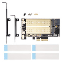 ainex M.2 SSD変換PCIeカード SATAコンボ AIF-06A (AIF-06A)画像