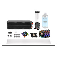 THERMALTAKE Pacific M360 D5 Hard Tube RGB Water Cooling Kit (CL-W217-CU00SW-A)画像