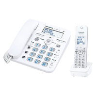 パナソニック コードレス電話機(子機1台付き)ホワイト VE-GD36DL-W (VE-GD36DL-W)画像